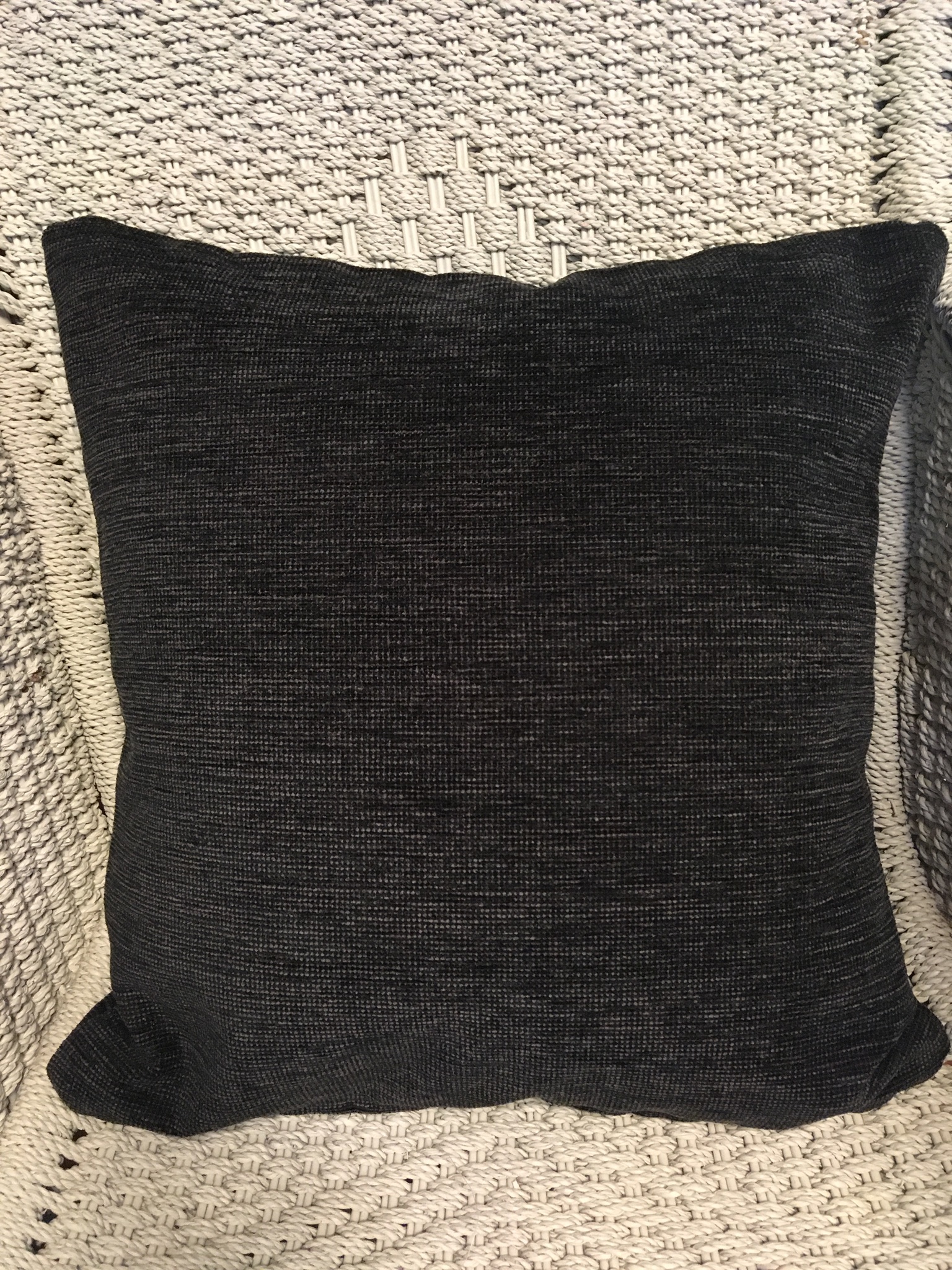 Black Textured Velvet Scatter Cushion Cover Jacaranda Country Cottage