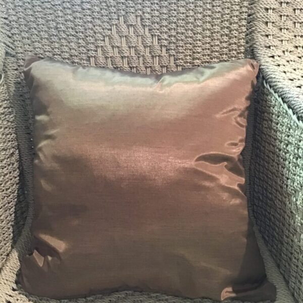 Bronze Silk Scatter Cushion Cover