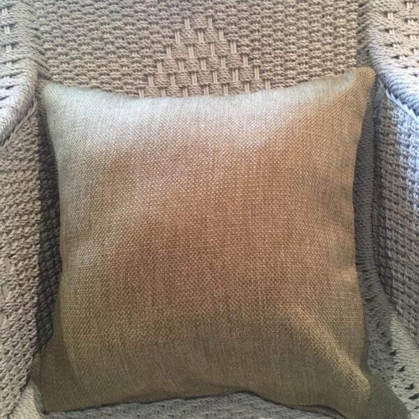 Olive Green Open Weave Scatter Cushion Cover