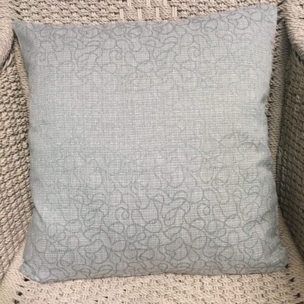Mint Green Squiggle & Thatch Scatter Cushion Cover (1)