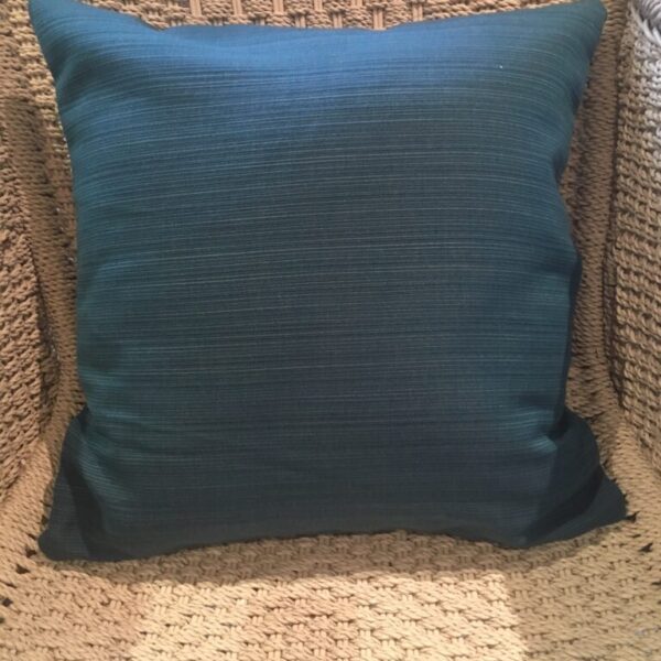Dark Teal Ribbed Scatter Cushion Cover