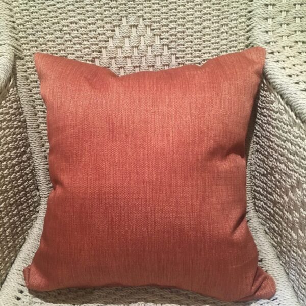 Copper Polished Linen Scatter Cushion Cover