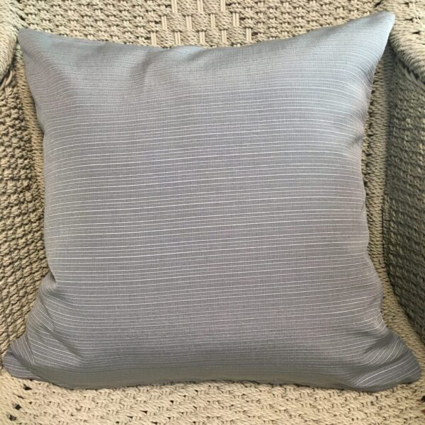 Light Grey Textured Horizontal Stripe Scatter Cushion Cover