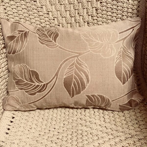 Mocha Leaves Cushion Cover