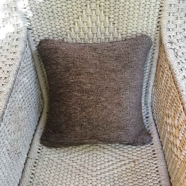 Taupe Slub Textured Scatter Cushion Cover
