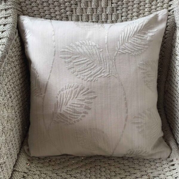 Beige Leaves Scatter Cushion Cover (1)