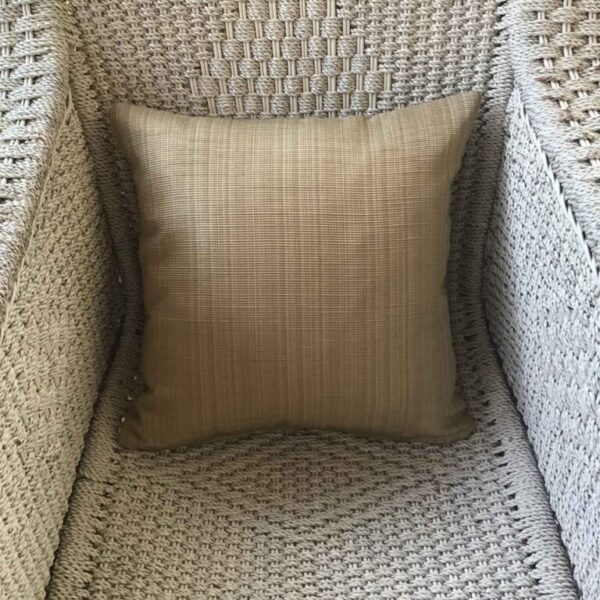 Old Gold Ribbed Scatter Cushion Cover (1)
