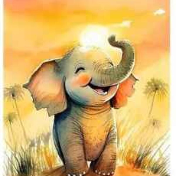 Baby Elephant Diamond Painting Kit